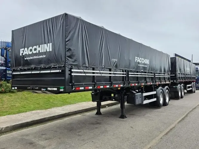 Rodotrem Graneleiro Facchini Ano 26 0km Pronta Entrega Dolly Esférico Sem Pneu Comp Naval