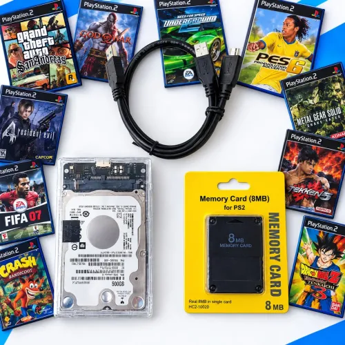 HD externo com jogos de PS2