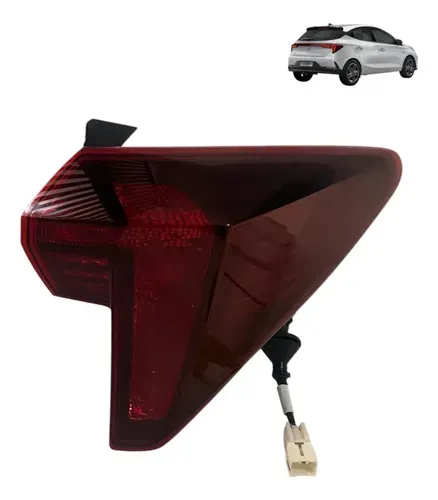 Lanterna Hb20 Hatch 2023 2024 2025 Direita Original Direito/passageiro Vermelho