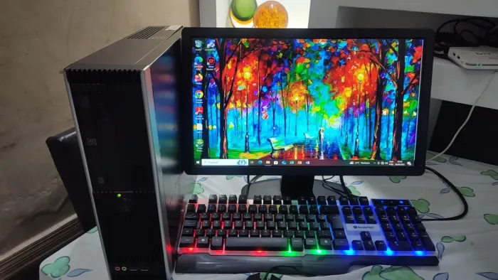 Pc HP Quadcore 8gb memória, hd 500gb. Parcelo no cartão sem juros 