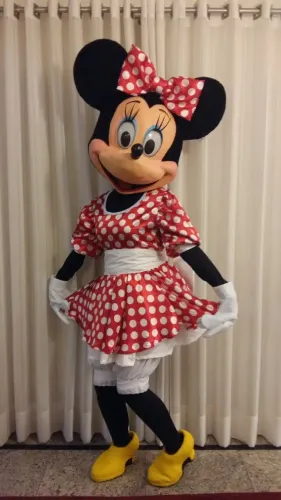 Fantasia cosplay Minnie Mouse para adulto M/G