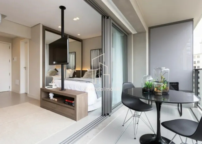 LUXUOSO APARTAMENTO EM PINHEIROS: 1 quarto, 1 suíte, 1 sala, 1 banheiro, 63,50 m² - São Pa