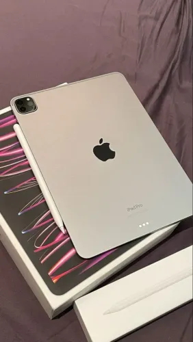 IPAD PRO COM CAIXA CARREGADOR E ETC!