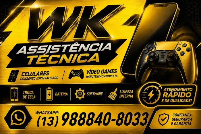 Manutenção de Celulares e Vídeo Games