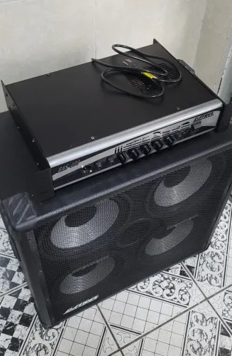 Amplificador Datrel Caixa Passiva + Cabeçote 400w