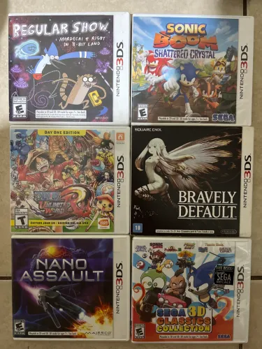 Jogos de 3DS a partir de 110,00 (preços na descrição)