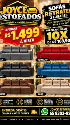Sofás retrátil direito da fábrica