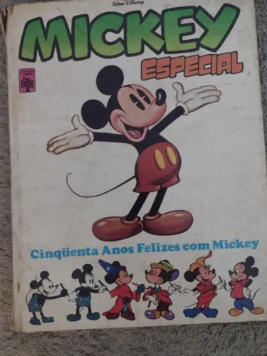 Mickey Especial de 1977 "50 anos Felizes com Mickey" - Walt Disney - Editora Abril