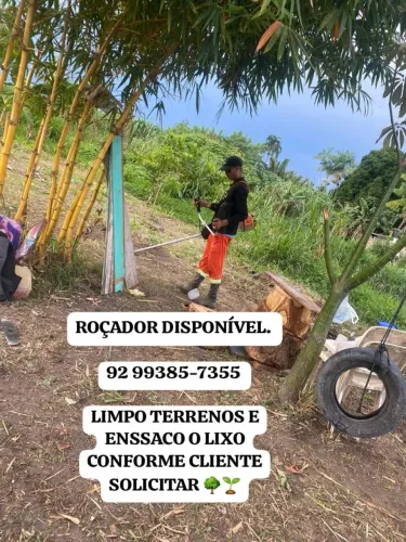 Roçador Disponível/ Limpo Terrenos em toda manaus