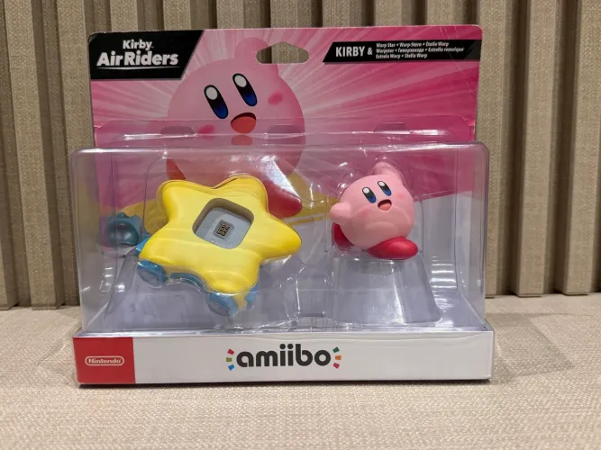 AMIIBO KIRBY AIR RIDERS KIRBY & WARP STAR