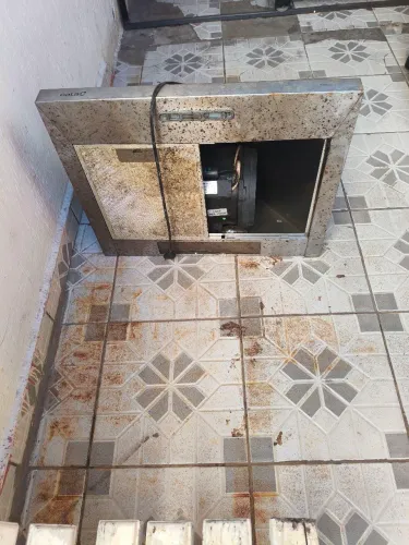 Exaustor funcionando só troca o filtro e lipar