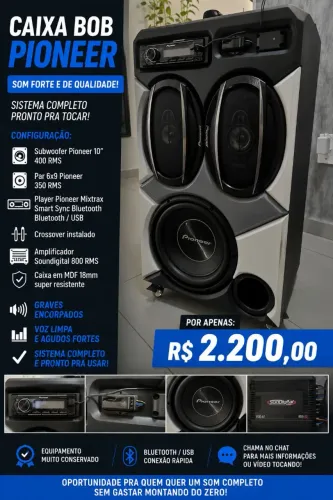 Caixa BOB Pioneer Mixtrax 