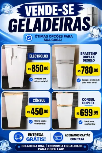 Geladeiras usadas