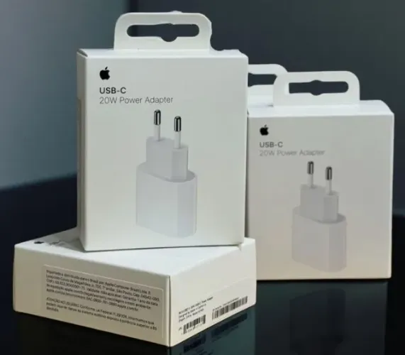 ÚLTIMA UNIDADE: Fonte 20W Apple + Cabo USB-C ORIGINAL - Preço de oportunidade