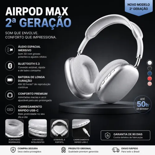 Novo Phone Bluetooth 2 Geração AirpodsMax 