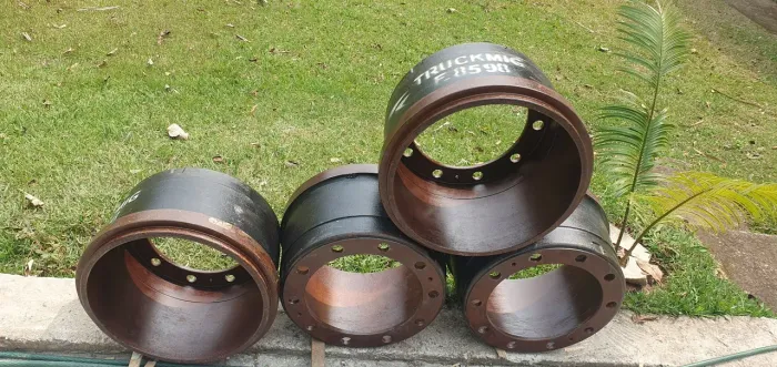 4 Tambores De Freio Truckmig F-8598 - VW Constellation / Ford Cargo (Novos)