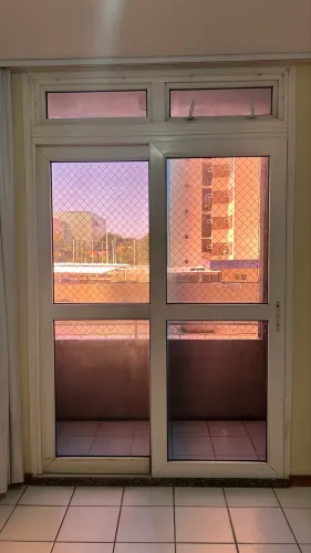 Porta de Sacada Alumínio Branco 2 Folhas de Correr