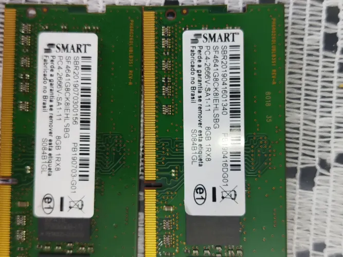 Memória RAM DDR4 8GB Smart 2666v MHz SODIMM