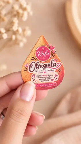 100 Tags de Agradecimento Personalizadas para Coxinhas