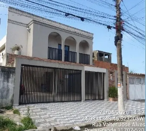 Casa em Condomínio para Venda em Praia Grande, Samambaia, 2 dormitórios, 1 banheiro, 1 vag