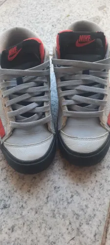 Vendo Tênis Nike Blazer Low Pro Club "Wolf Grey/University Red"