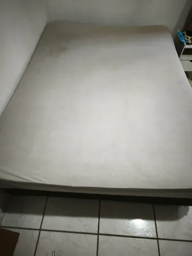 Cama box com colchao casal colchao com capa
