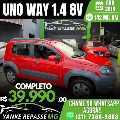 Fiat Uno WAY 1.4 EVO Fire Flex 8V 5P 2014