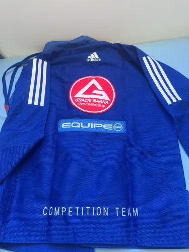 Kimono Gracie Barra Adidas A2 Azul