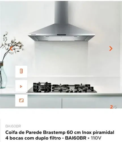 Coifa Brastemp 60cm 