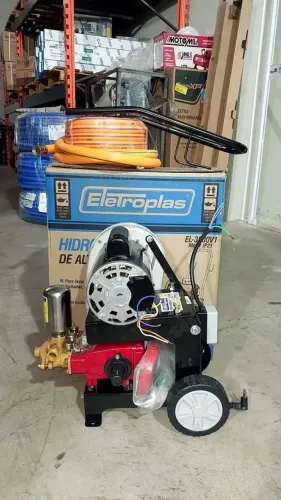 Lavadora para Lavajatos 1cv profissional completa Eletroplas - Nova/Loja