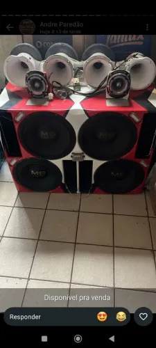Som paredão automático 