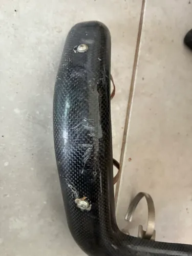 Protetor escapamento KTM exc 250 