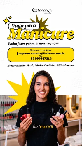 Contrata-se MANICURE