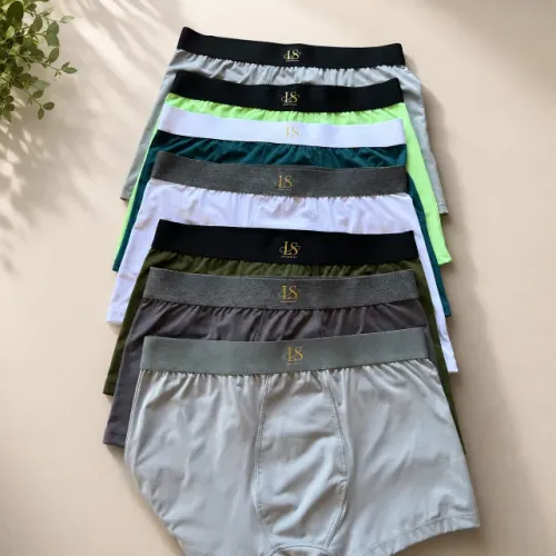 Kit c/ 3 cuecas boxer poliamida