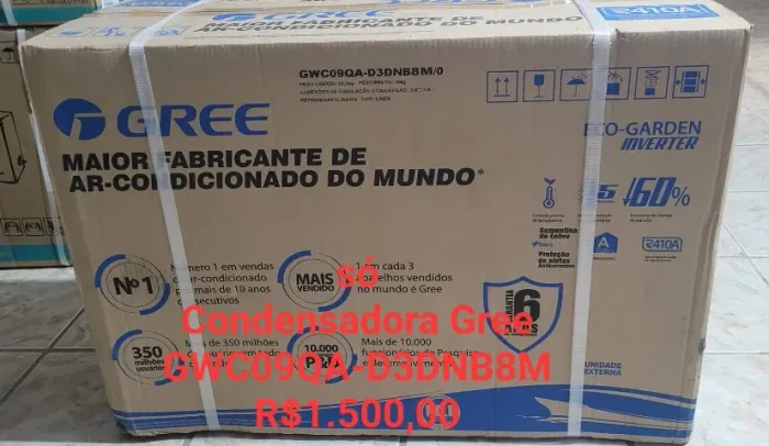 Condensadora Gree Eco-Garden Inverter 9.000 BTUs