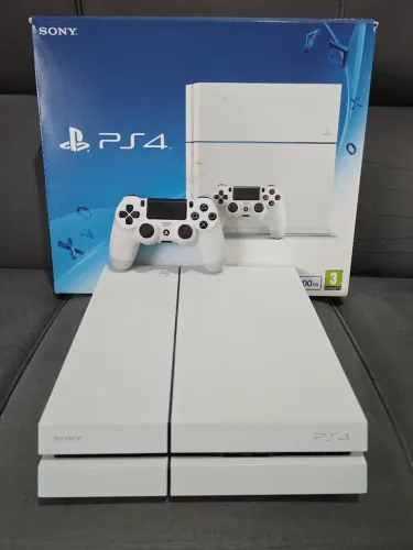 PS4 FAT Desbloqueado 500gb - com jogos instalados - caixa e acessórios originais impecável