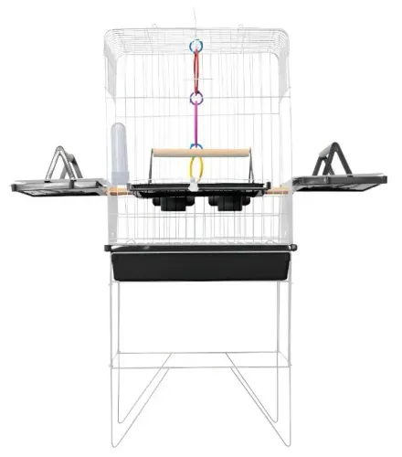Viveiro Confort Triplex Slim para Pássaros e Calopsita JetPlast JetPiu
