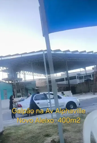 Galpão na Alameda Alphaville Novo Aleixo. 400m2. Recém Construído