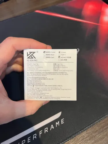 Fone kz edx pro
