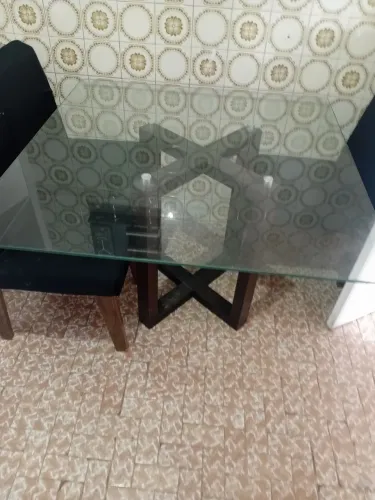 Mesa de vidro temperado 