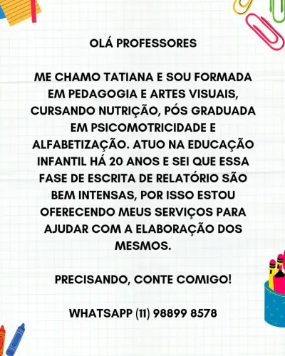 Correção de Relatórios Escolares e Revisão Pedagógica