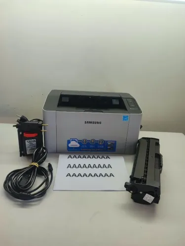 Impressora Laser Samsung c/Toner, Cabos e Transformador