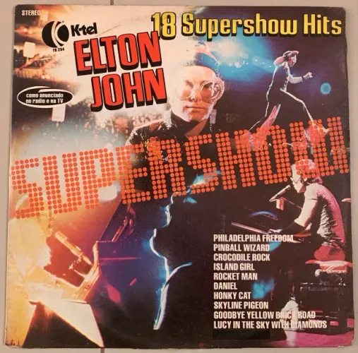 LP Elton John Greatest Hits 18 Superhits 1977 Vinil Original