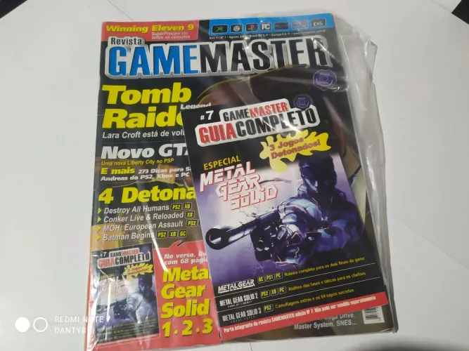 Revista Game master 4 detonado + Book Msg 1/2/3
