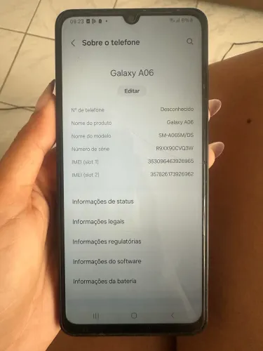 Vendo celular A06