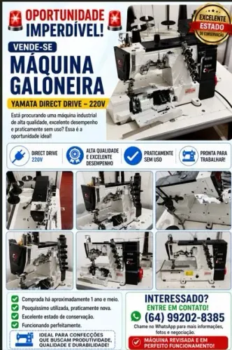 Máquina de costura industrial 