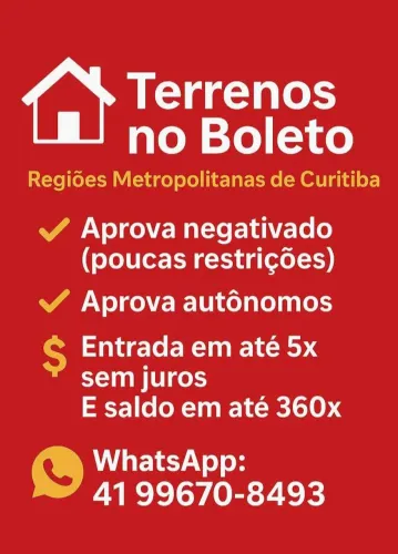 Terreno no boleto 