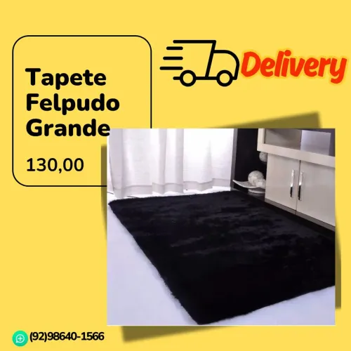 Tapetes felpudos com entrega gratis para maioria dos bairros 