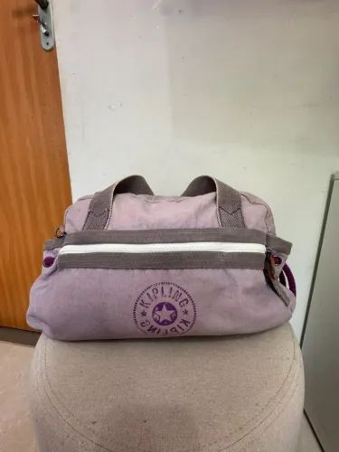 Kipling Sancha Original K12222-119 - Vintage - Lavanda/Cinza - Gorila Metálico