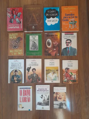 Livros Coleção com 15 unidades
